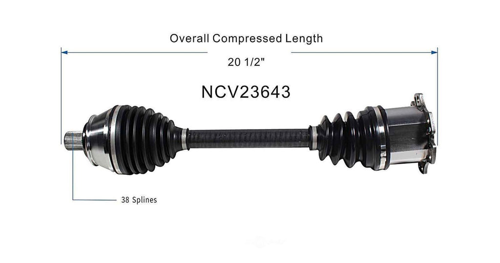 Right New CV Complete Assy   GSP North America   NCV23643