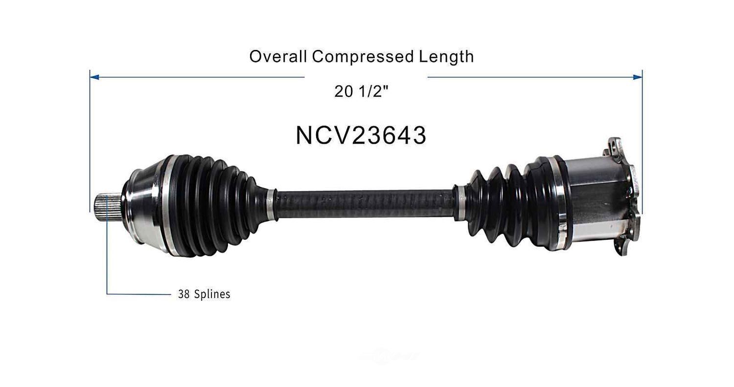 Right New CV Complete Assy   GSP North America   NCV23643