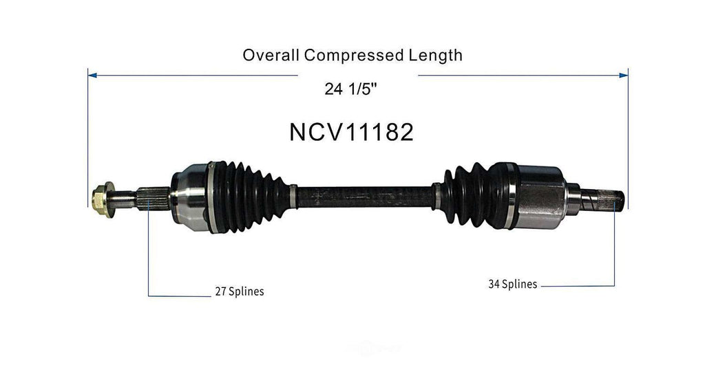 Left New CV Complete Assy   GSP North America   NCV11182