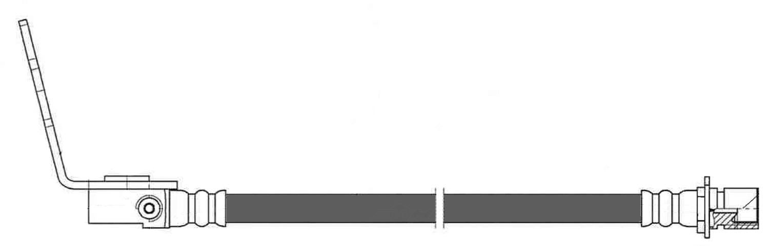 Rr Brake Hose  Centric Parts  150.66417