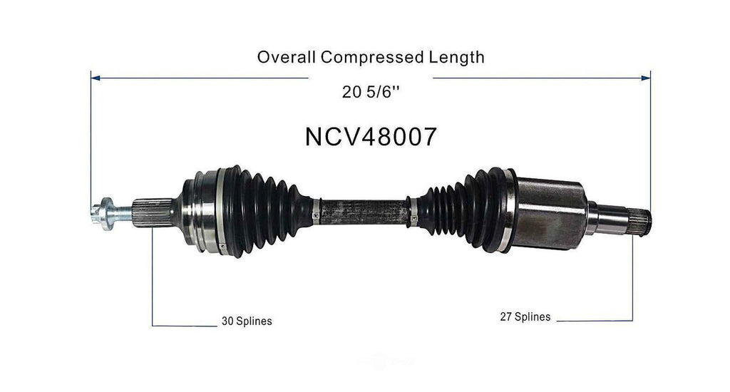 Right New CV Complete Assy   GSP North America   NCV48007