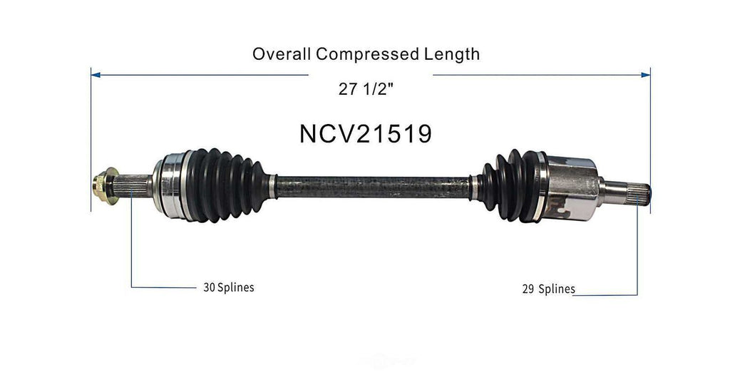Left New CV Complete Assy   GSP North America   NCV21519