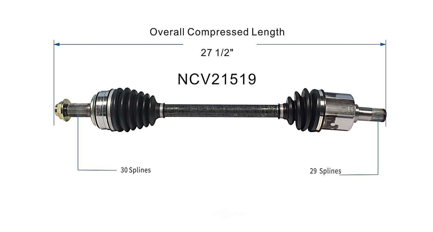 Left New CV Complete Assy   GSP North America   NCV21519