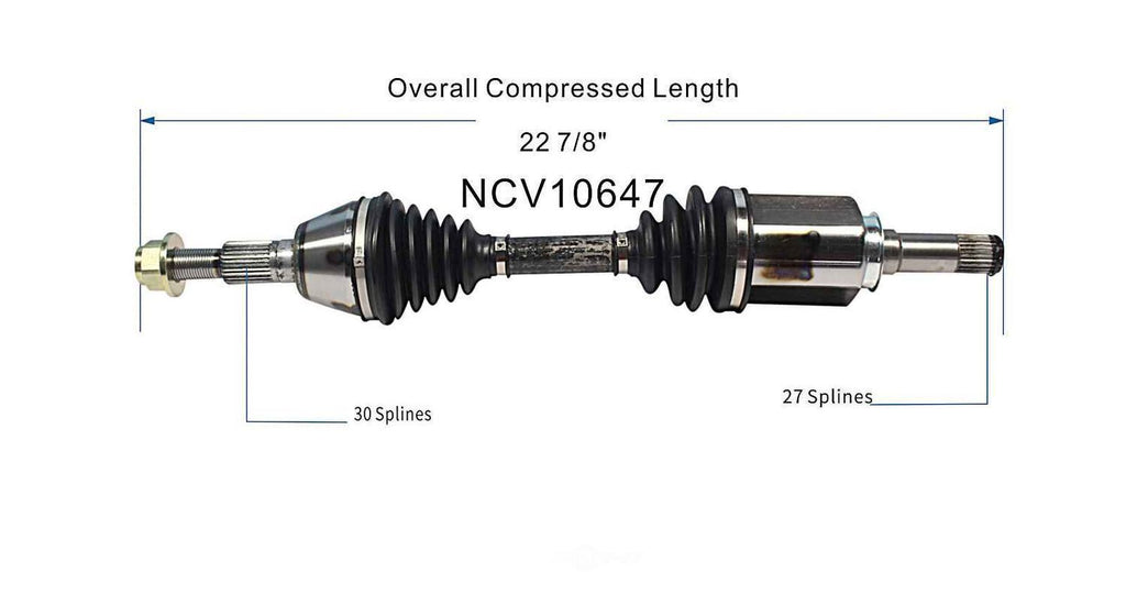 Left New CV Complete Assy   GSP North America   NCV10647