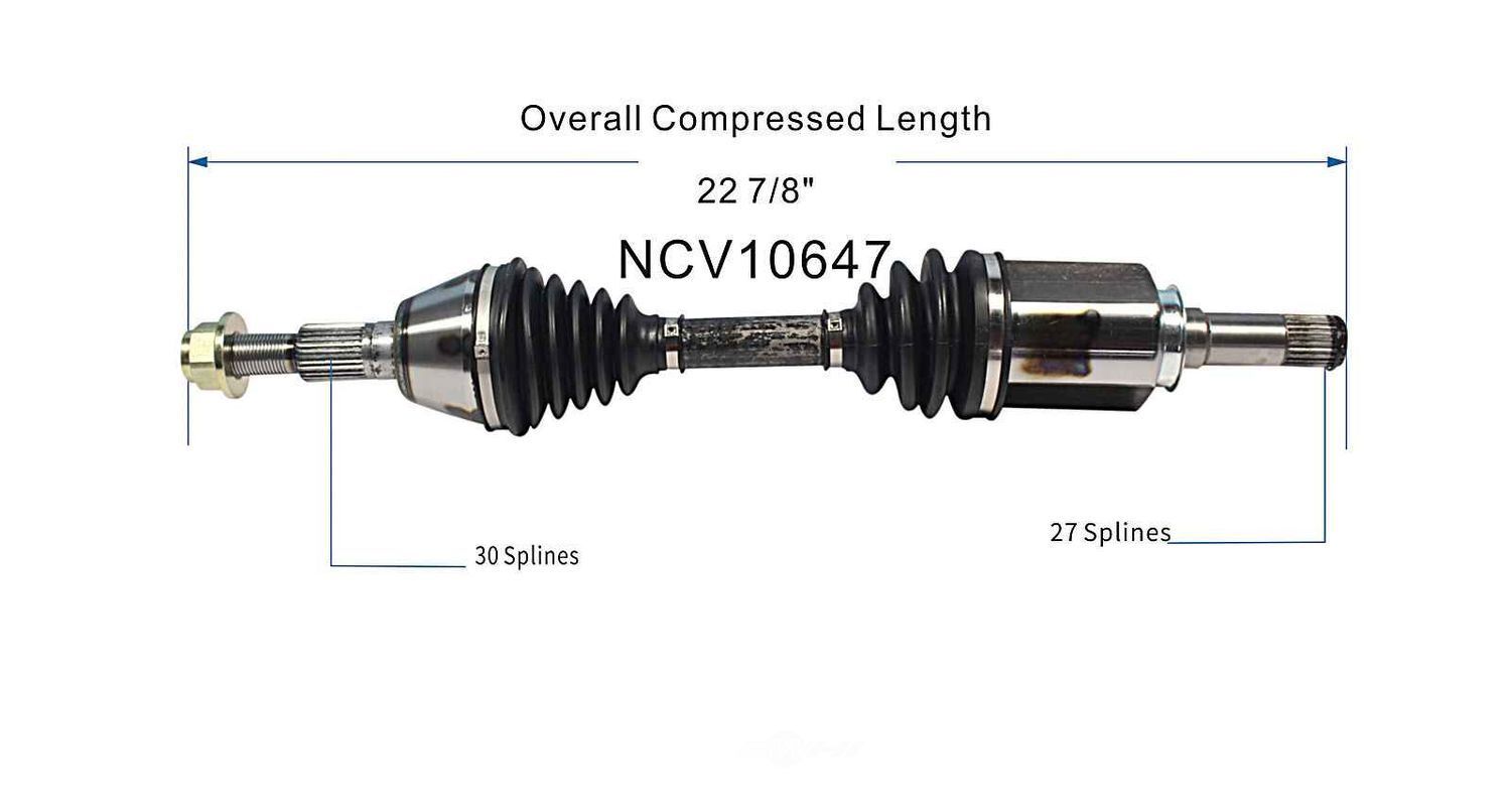 Left New CV Complete Assy   GSP North America   NCV10647