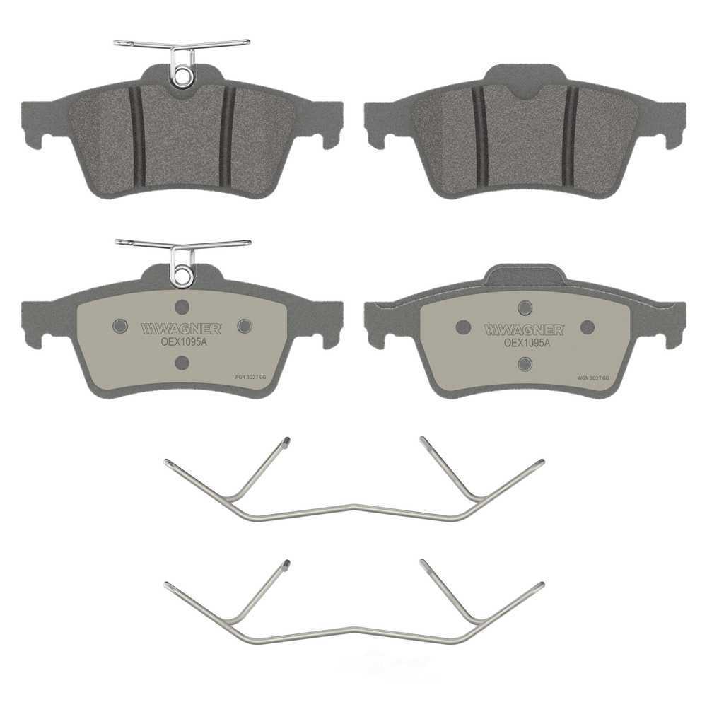 Rr Premium Ceramic Brake Pads  Wagner  OEX1095A