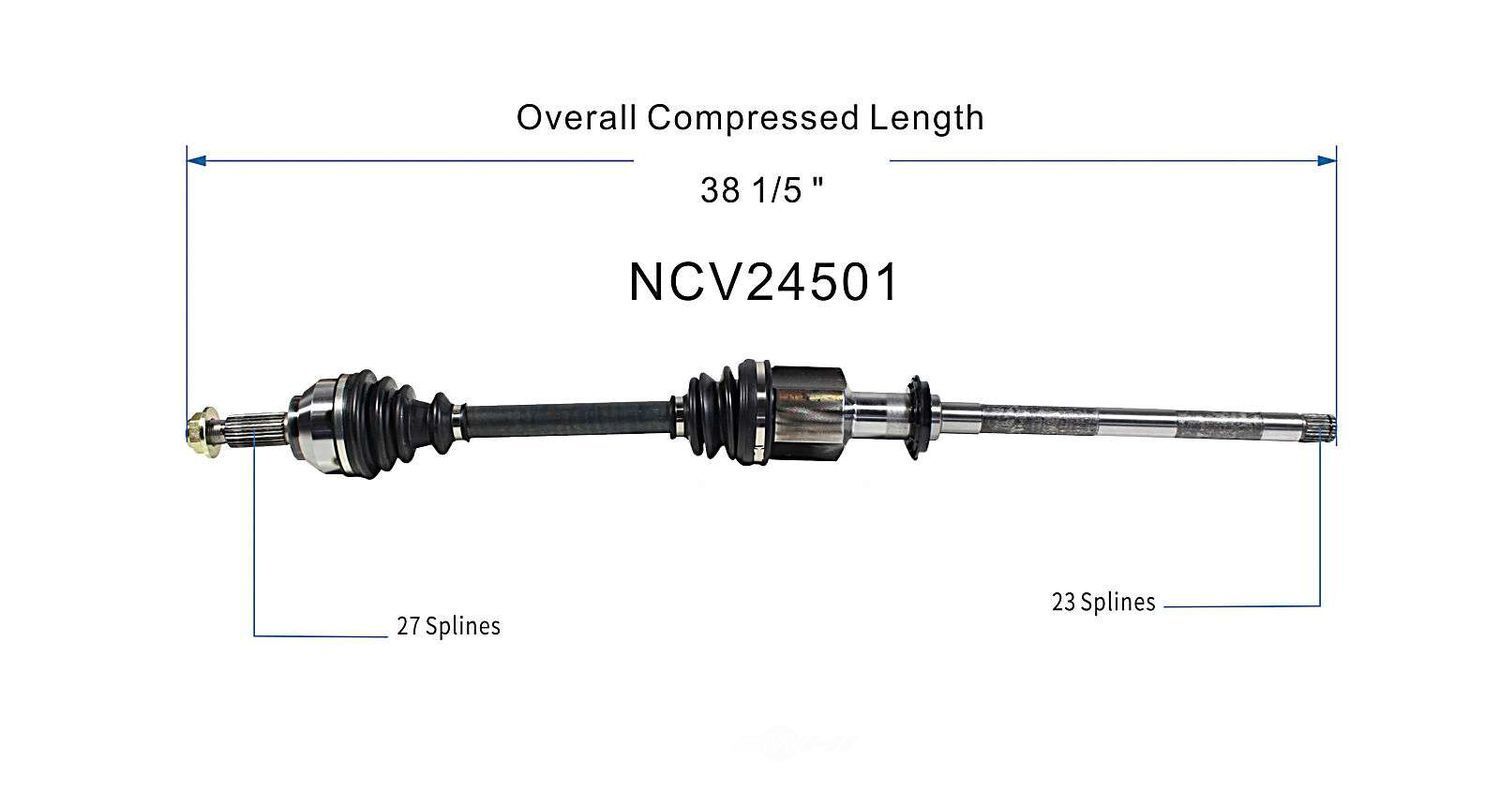 Right New CV Complete Assy   GSP North America   NCV24501