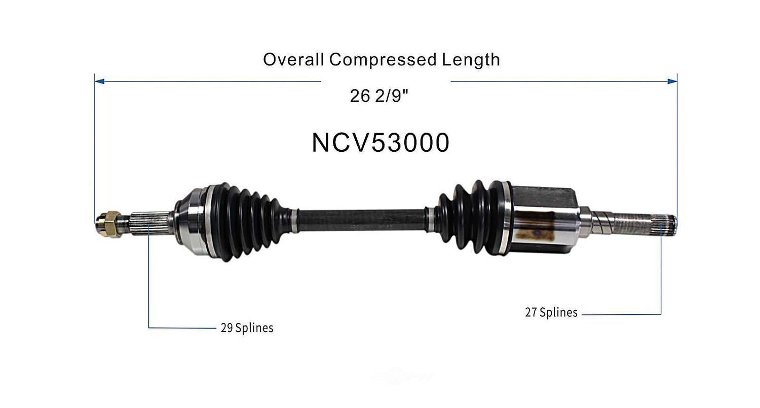 Left New CV Complete Assy   GSP North America   NCV53000