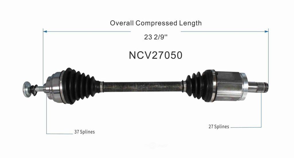 Left New CV Complete Assy   GSP North America   NCV27050