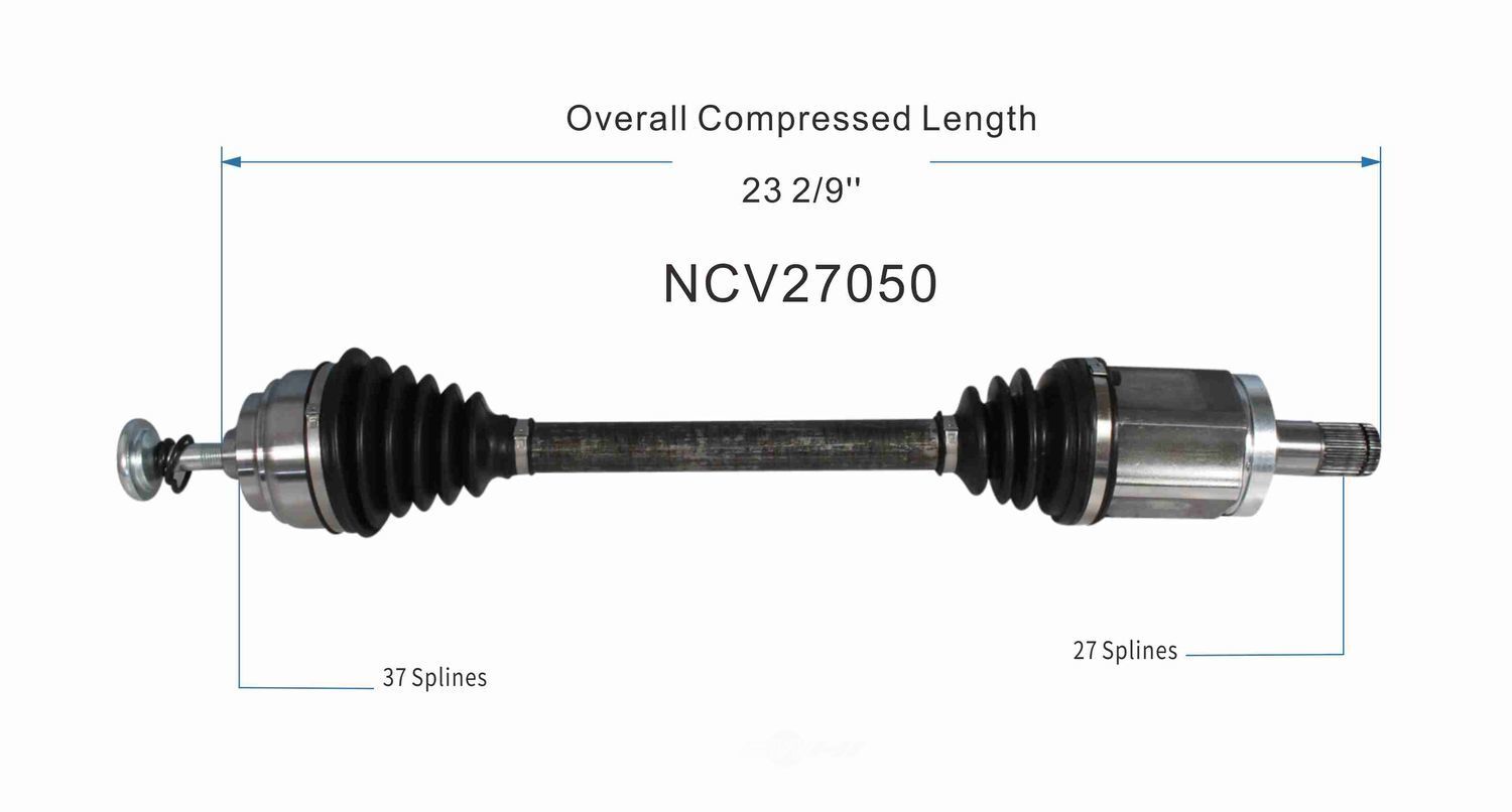 Left New CV Complete Assy   GSP North America   NCV27050