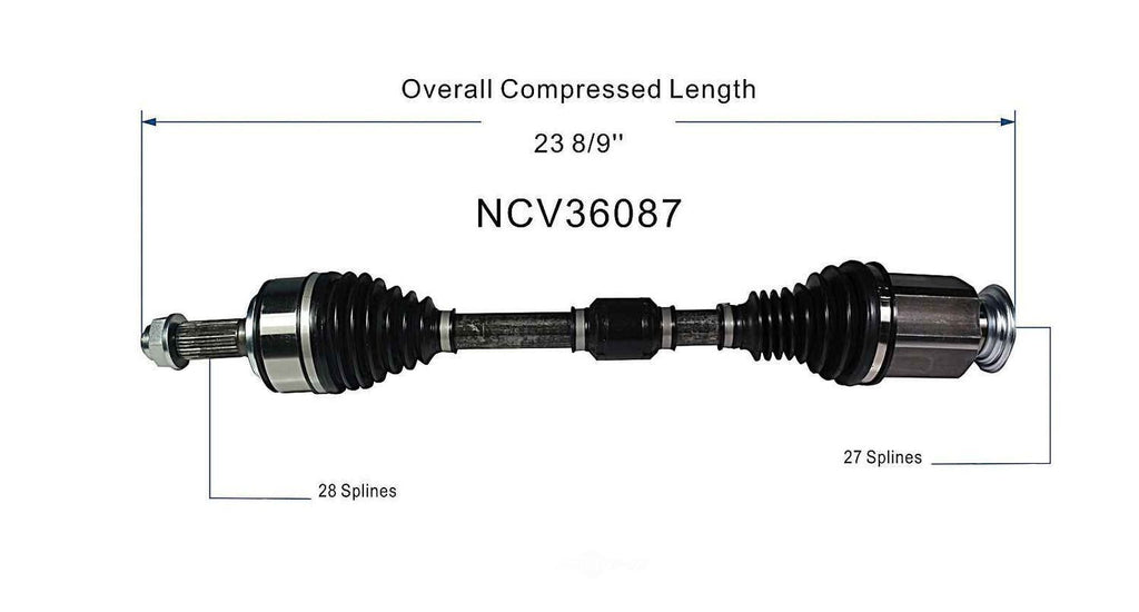 Right New CV Complete Assy   GSP North America   NCV36087