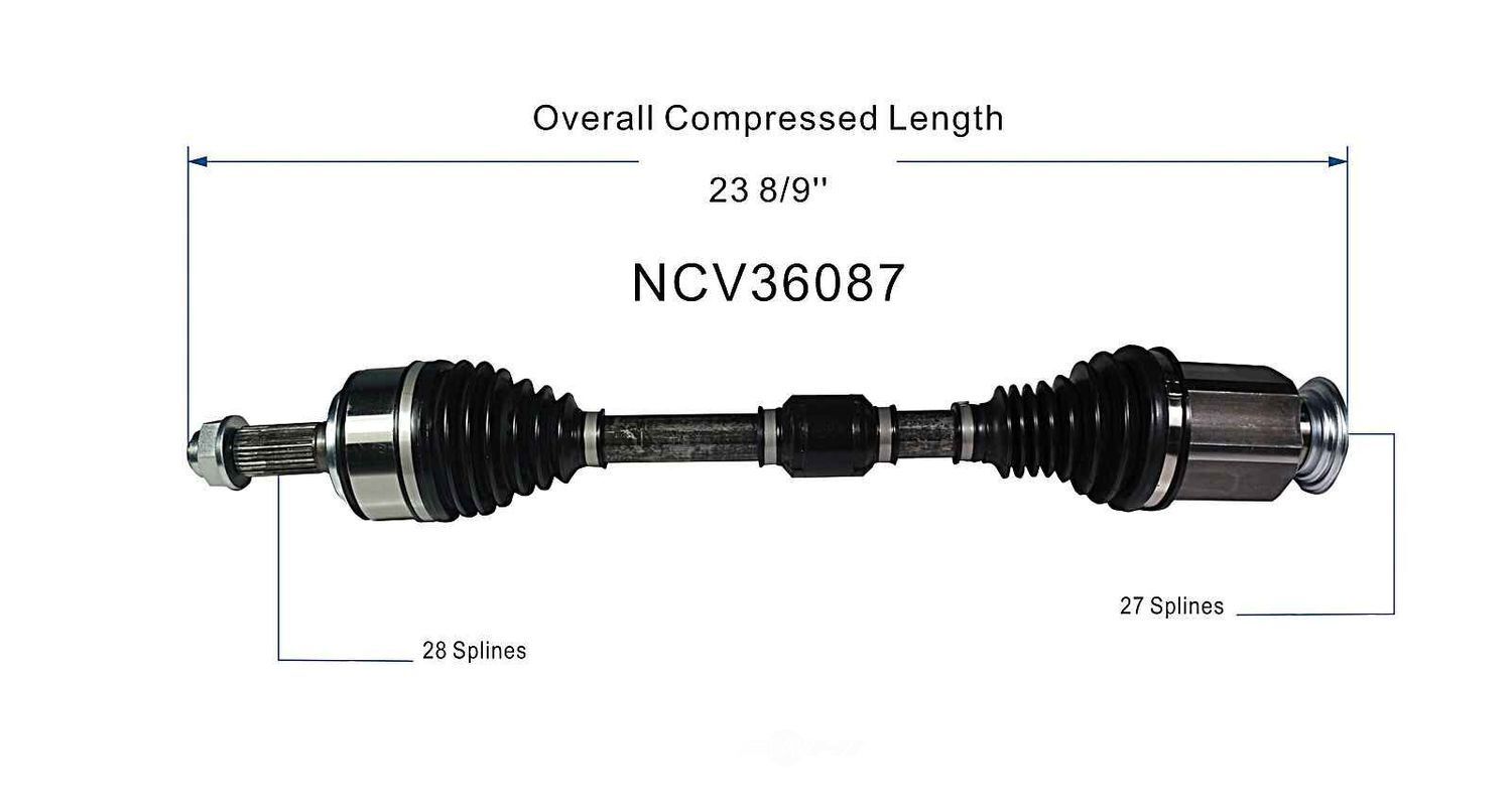 Right New CV Complete Assy   GSP North America   NCV36087