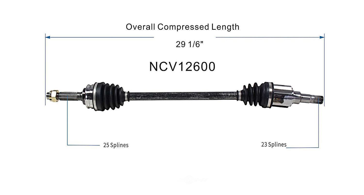 Left New CV Complete Assy   GSP North America   NCV12600