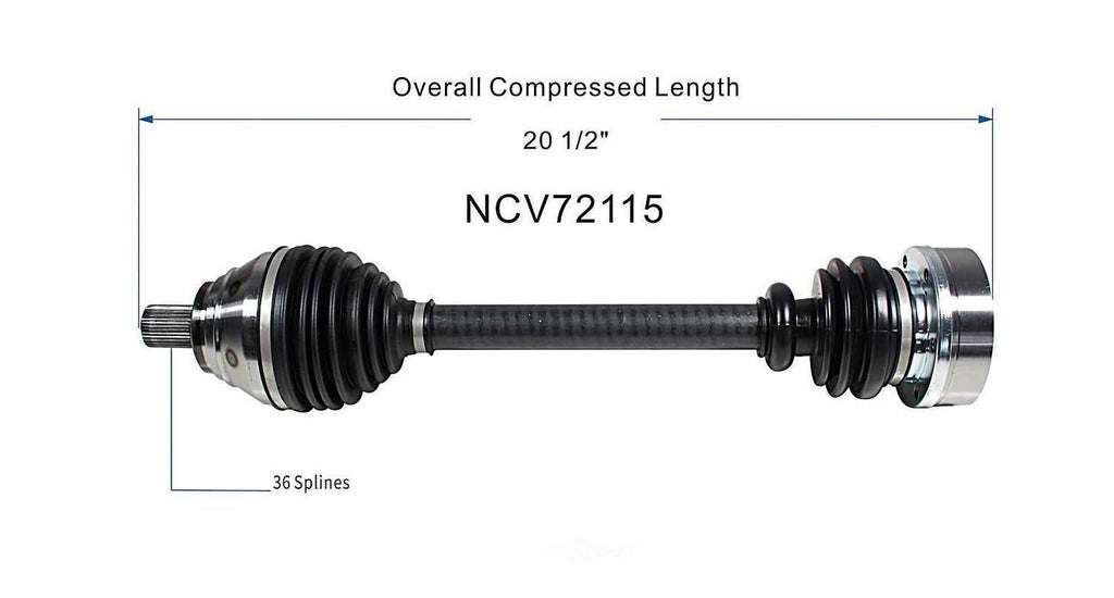 Left New CV Complete Assy   GSP North America   NCV72115