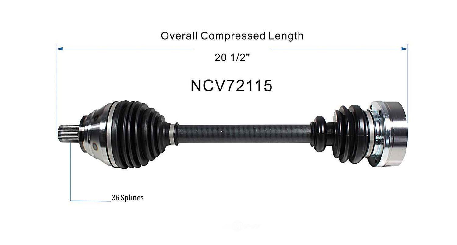 Left New CV Complete Assy   GSP North America   NCV72115