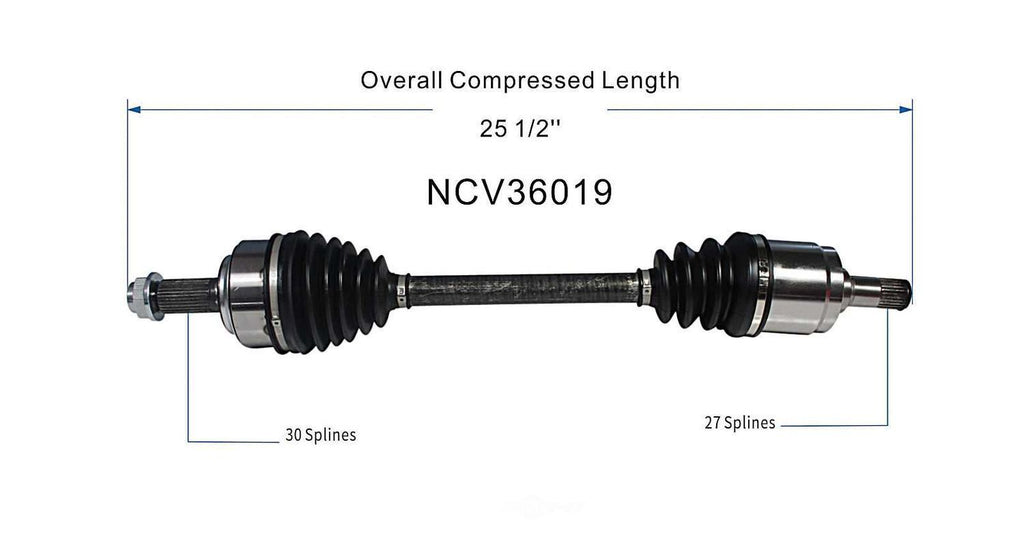 Left New CV Complete Assy   GSP North America   NCV36019