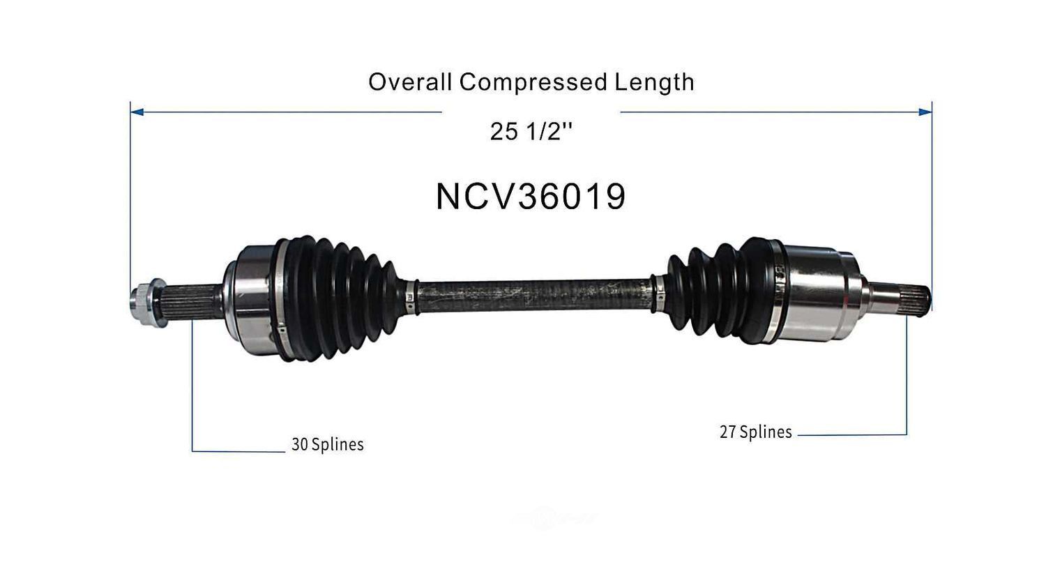 Left New CV Complete Assy   GSP North America   NCV36019