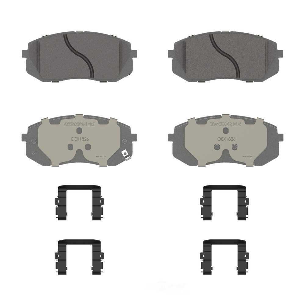 Frt Premium Ceramic Brake Pads  Wagner  OEX1826