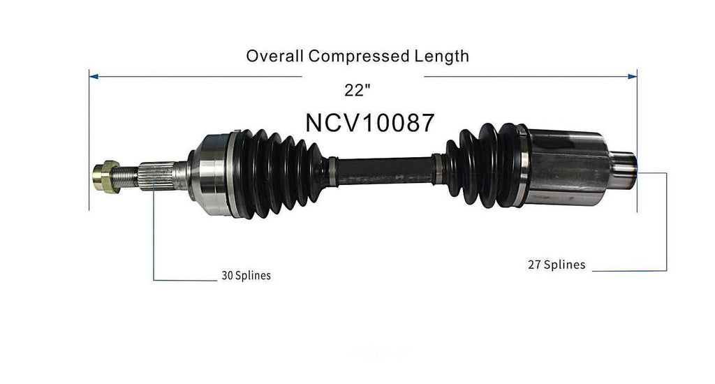 Right New CV Complete Assy   GSP North America   NCV10087