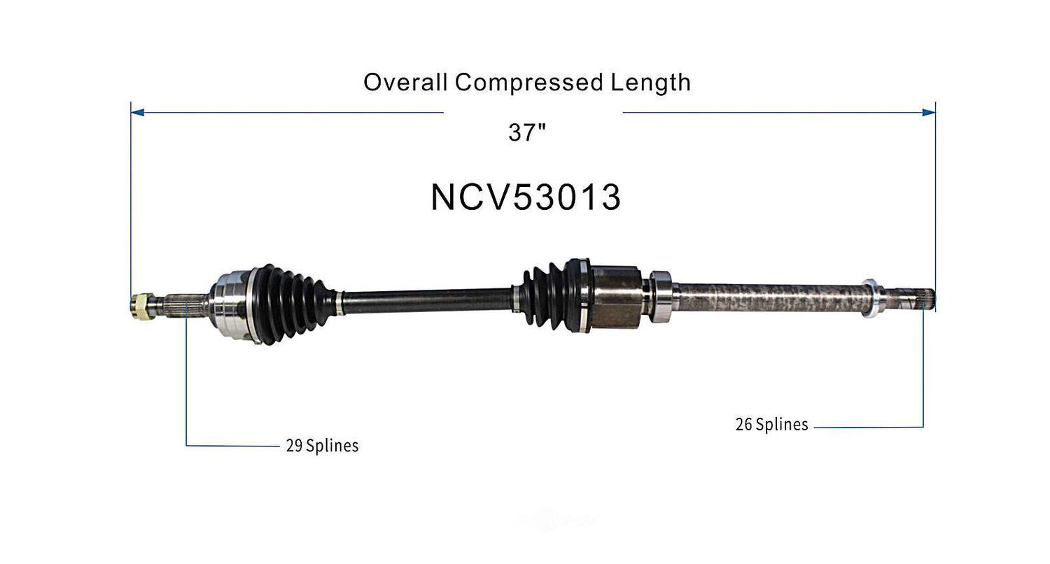 Right New CV Complete Assy   GSP North America   NCV53013