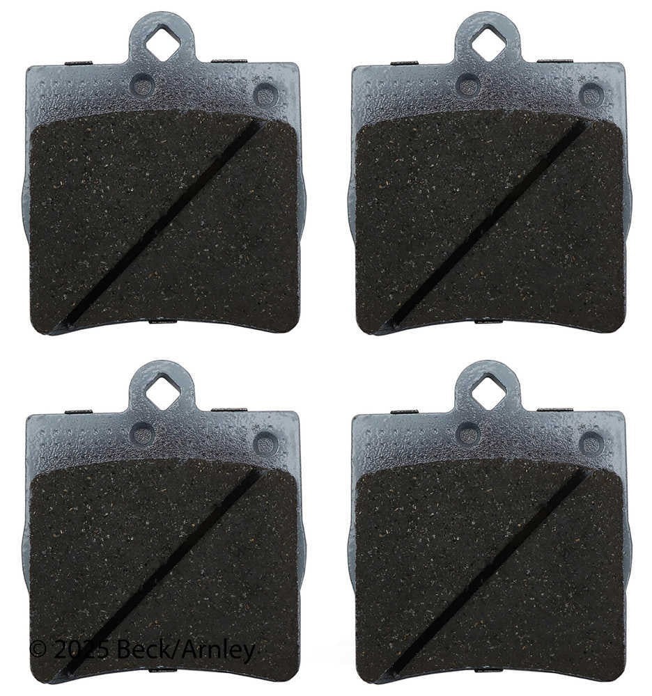 Rr Prem Brake Pads  Beck/Arnley  085-1630