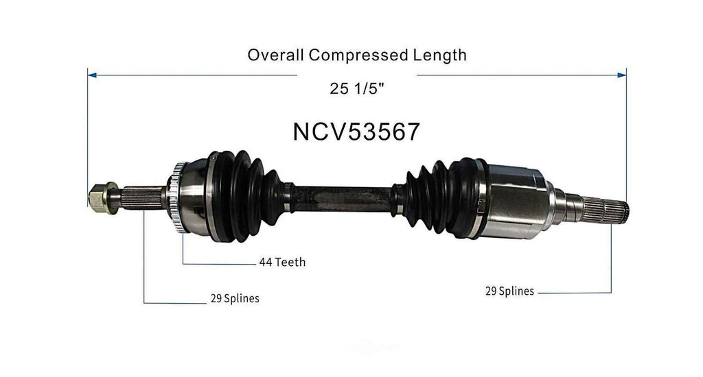 Left New CV Complete Assy   GSP North America   NCV53567