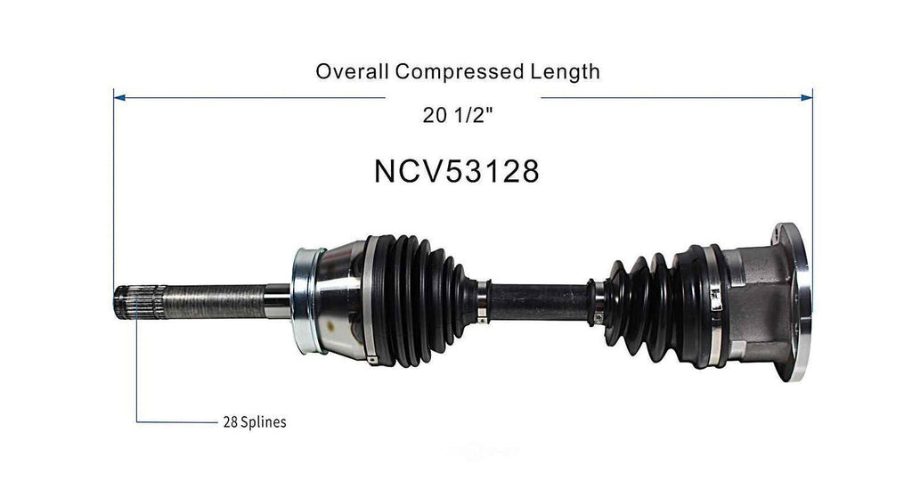 Axle Shaft Assy- CV Shaft   GSP North America   NCV53128