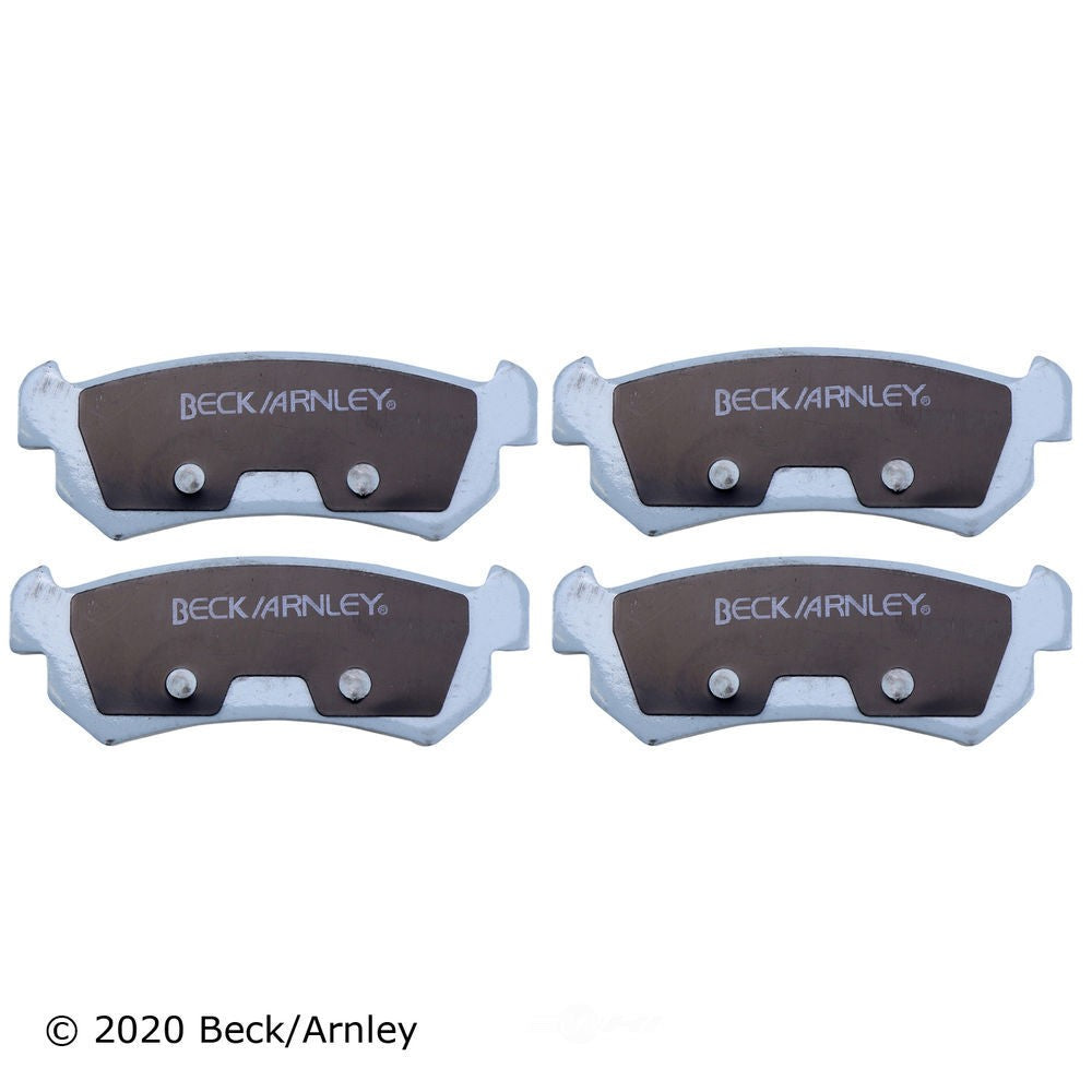 Rr Prem Brake Pads  Beck/Arnley  085-1729
