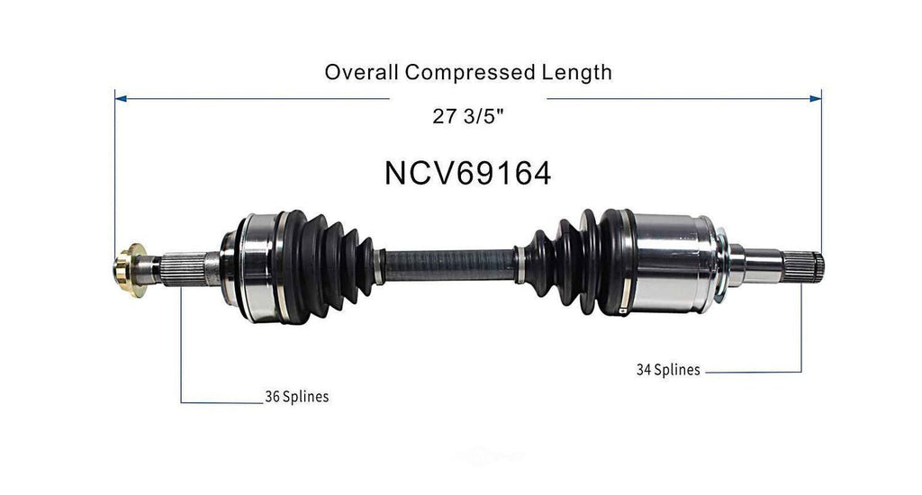 Right New CV Complete Assy   GSP North America   NCV69164