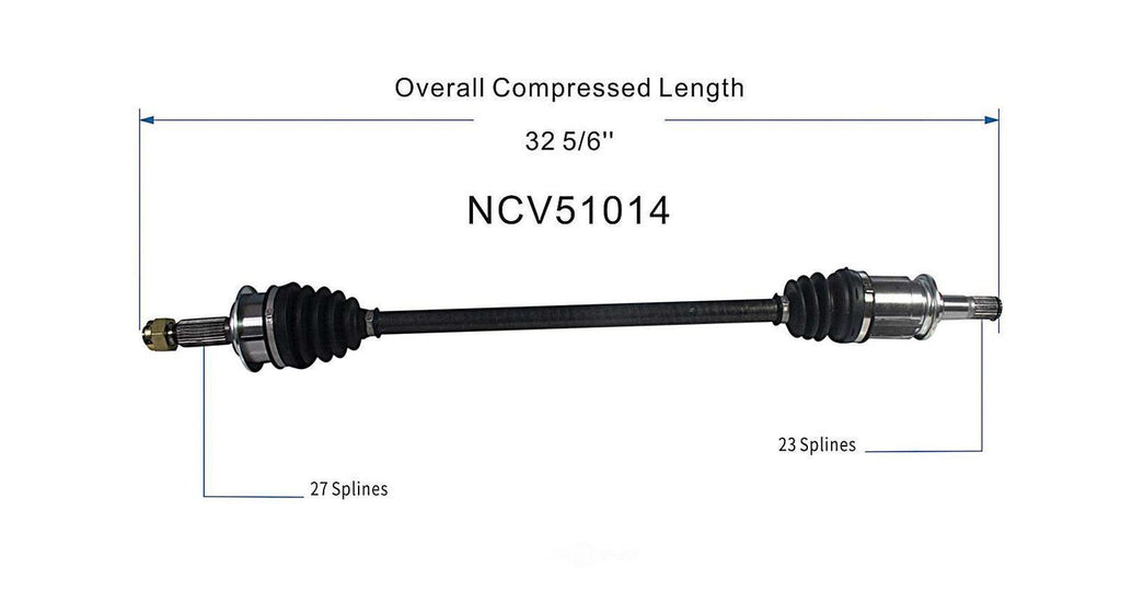 Right New CV Complete Assy   GSP North America   NCV51014