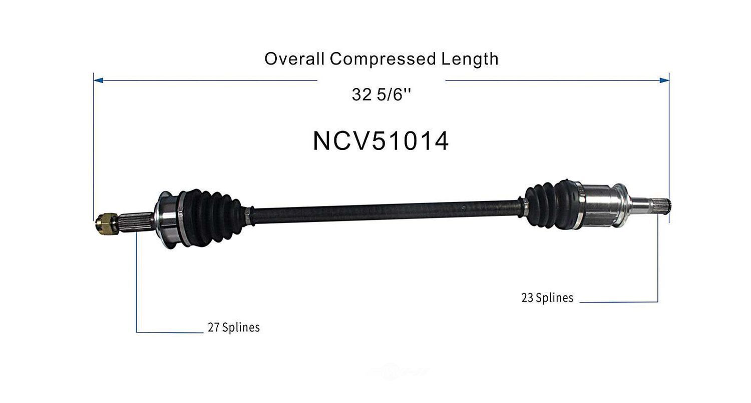 Right New CV Complete Assy   GSP North America   NCV51014