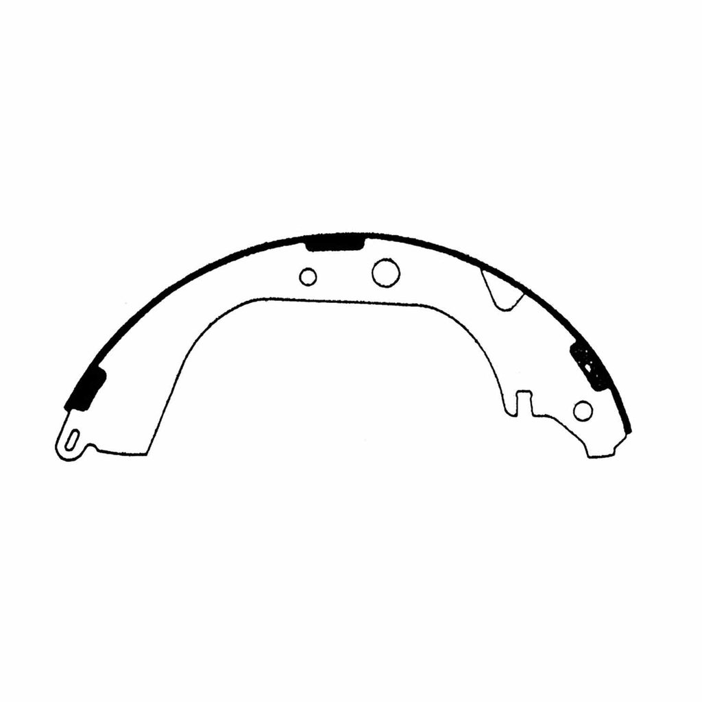 Rr Premium Brake Shoes  Centric Parts  111.05890
