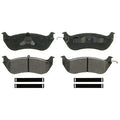 Rr Semi-Met Brake Pads  Wagner  ZX674