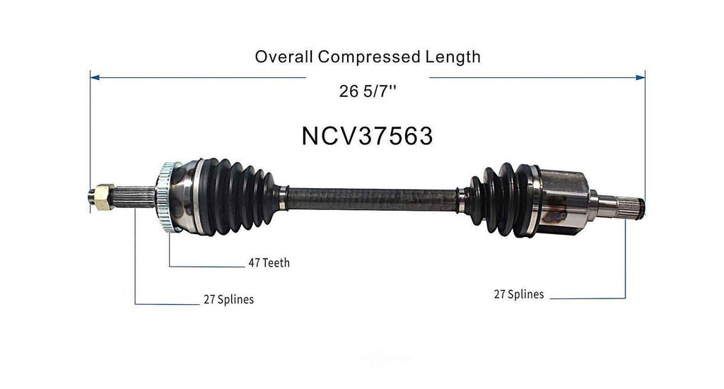 Left New CV Complete Assy   GSP North America   NCV37563