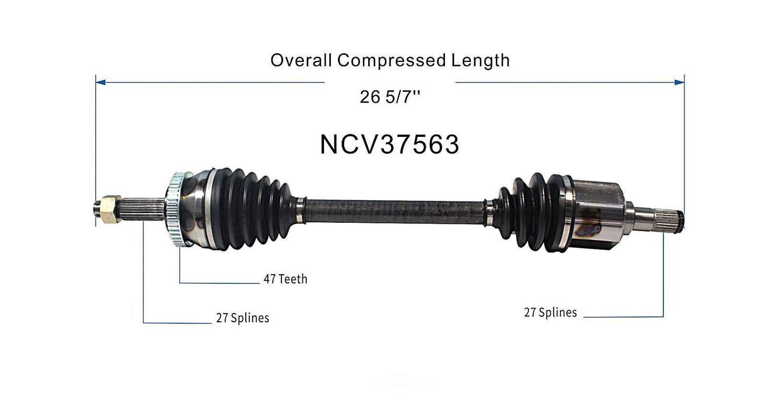 Left New CV Complete Assy   GSP North America   NCV37563