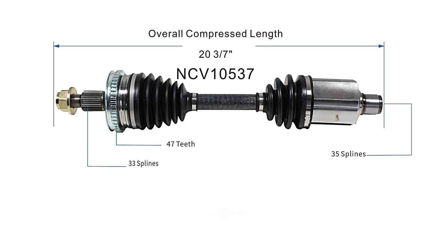Left New CV Complete Assy   GSP North America   NCV10537
