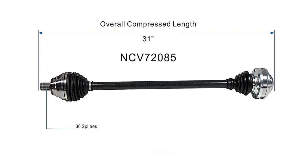 Right New CV Complete Assy   GSP North America   NCV72085