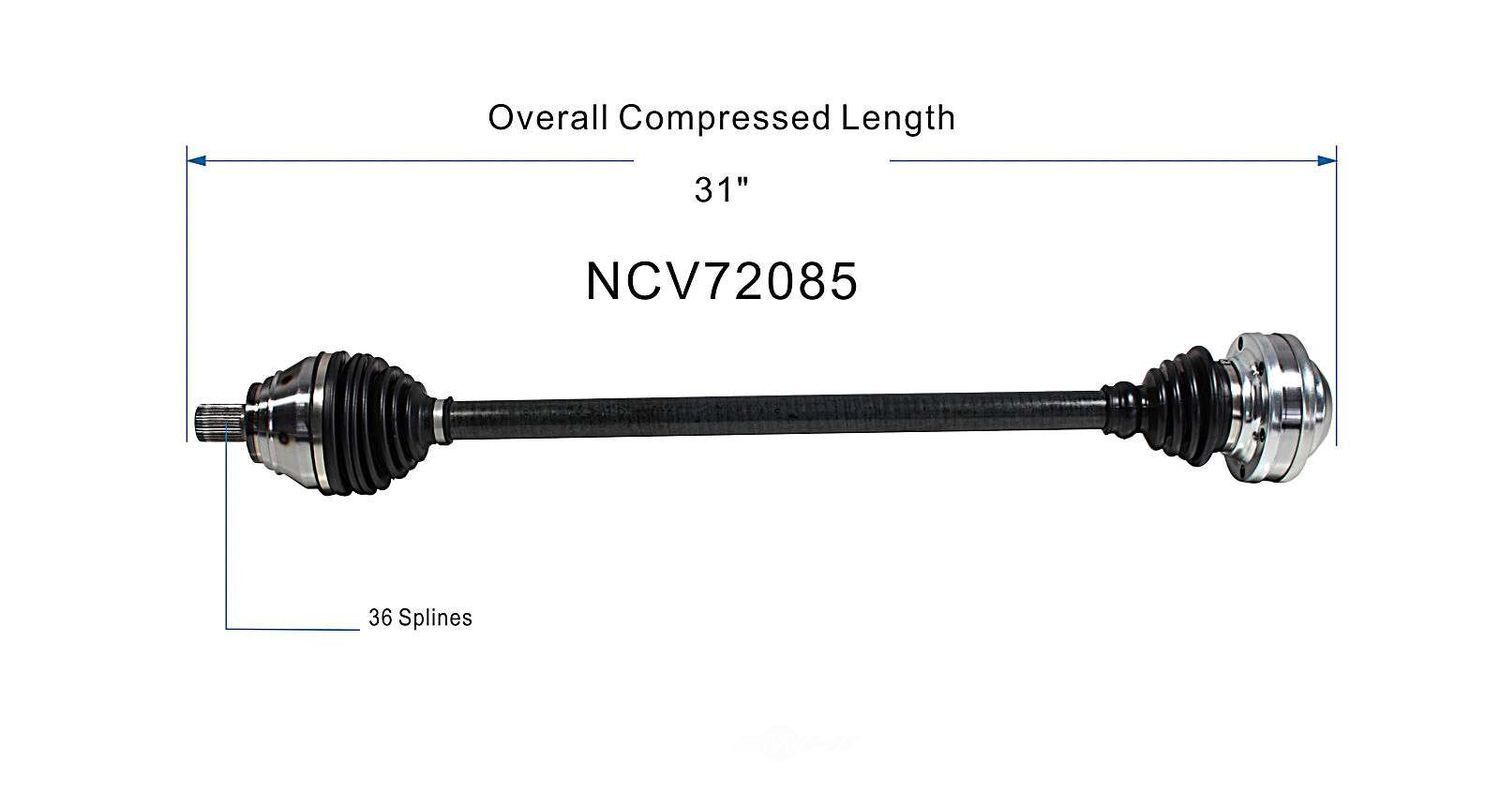 Right New CV Complete Assy   GSP North America   NCV72085
