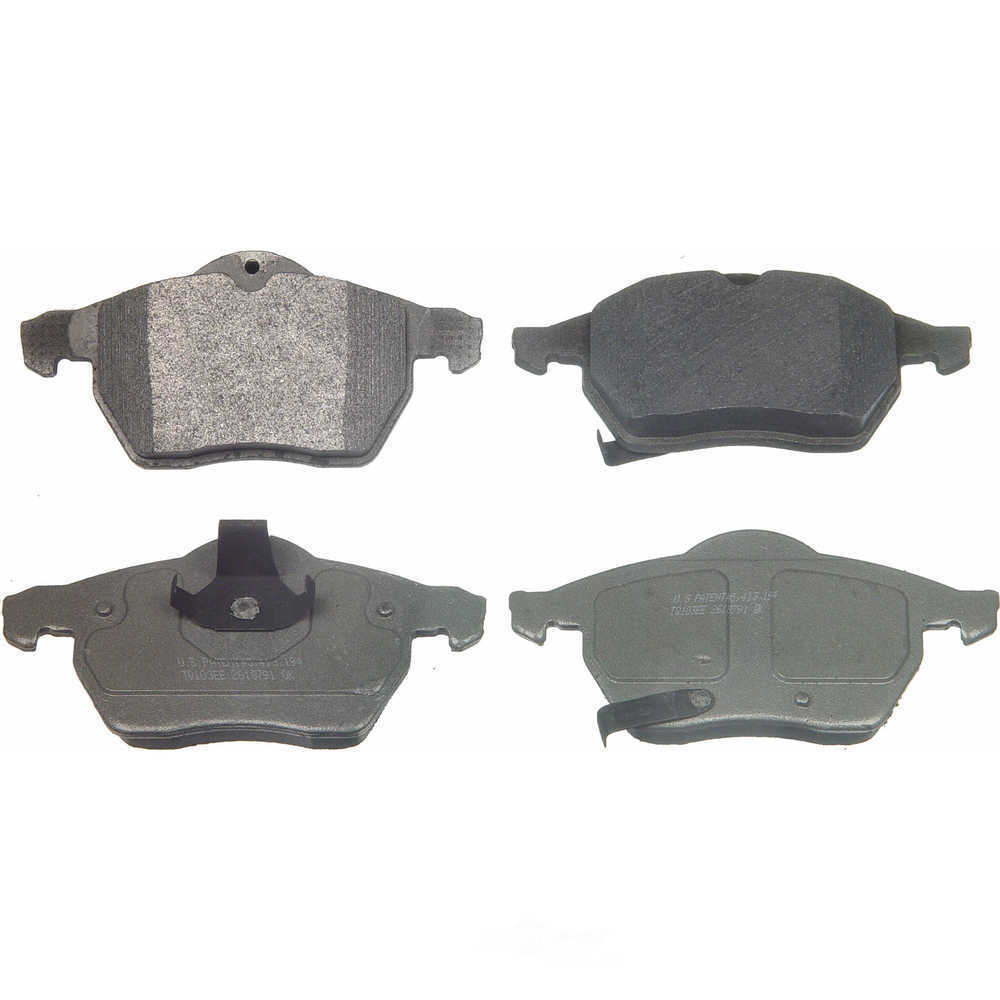 Frt Premium Semi-Met Brake Pads  Wagner  MX819