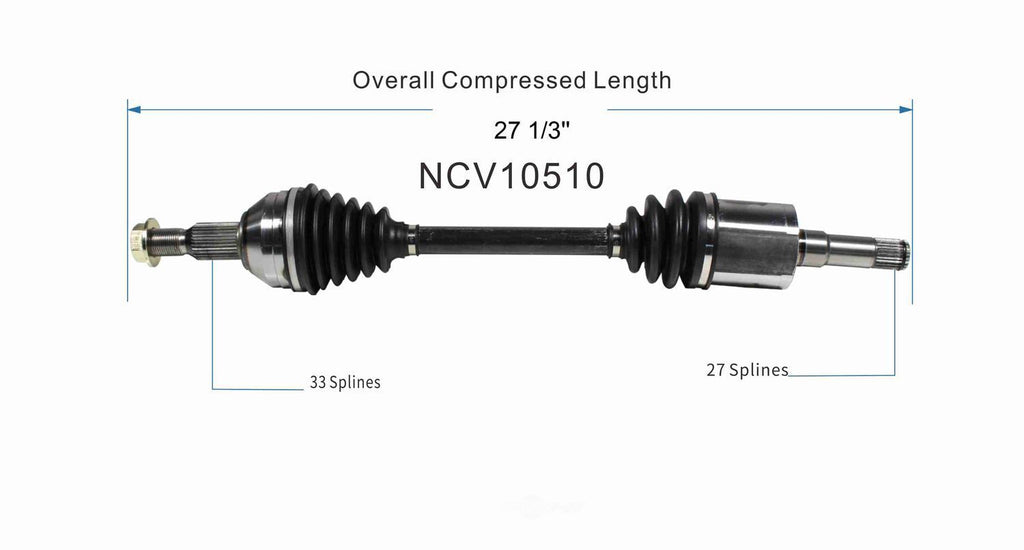 Left New CV Complete Assy   GSP North America   NCV10510
