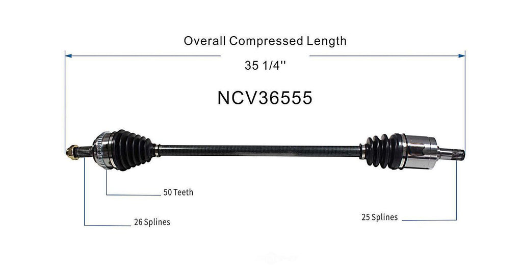 Left New CV Complete Assy   GSP North America   NCV36555