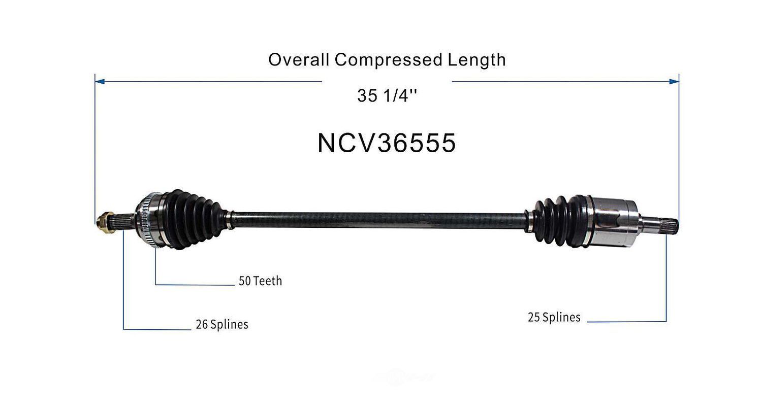 Left New CV Complete Assy   GSP North America   NCV36555