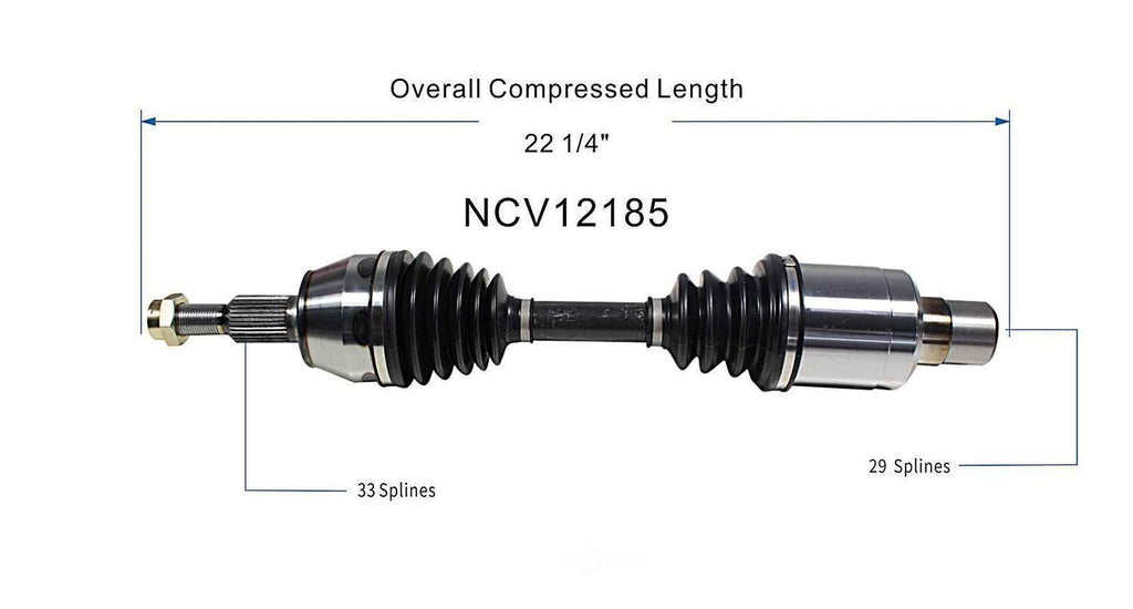 Axle Shaft Assy- CV Shaft   GSP North America   NCV12185