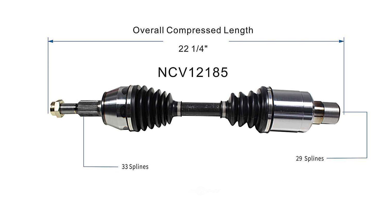 Axle Shaft Assy- CV Shaft   GSP North America   NCV12185