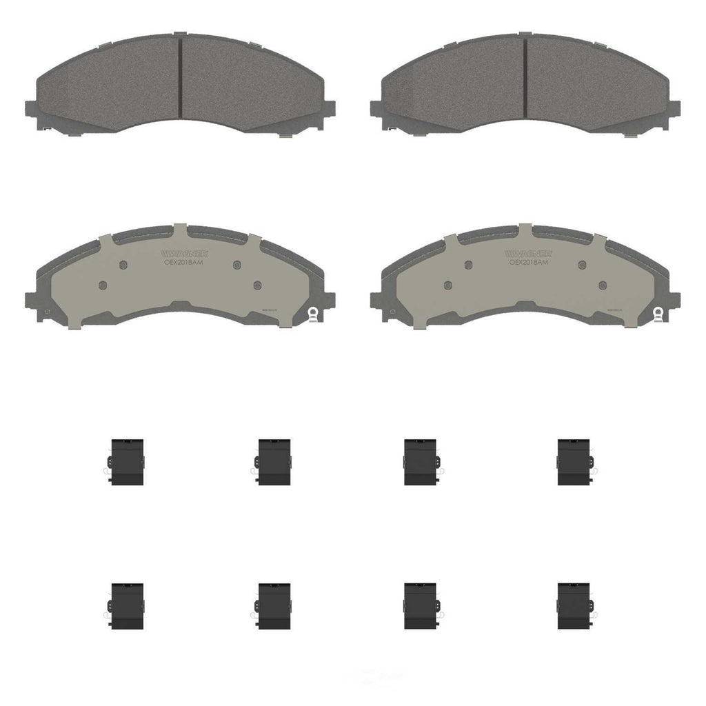 Rr Premium Ceramic Brake Pads  Wagner  OEX2018AM