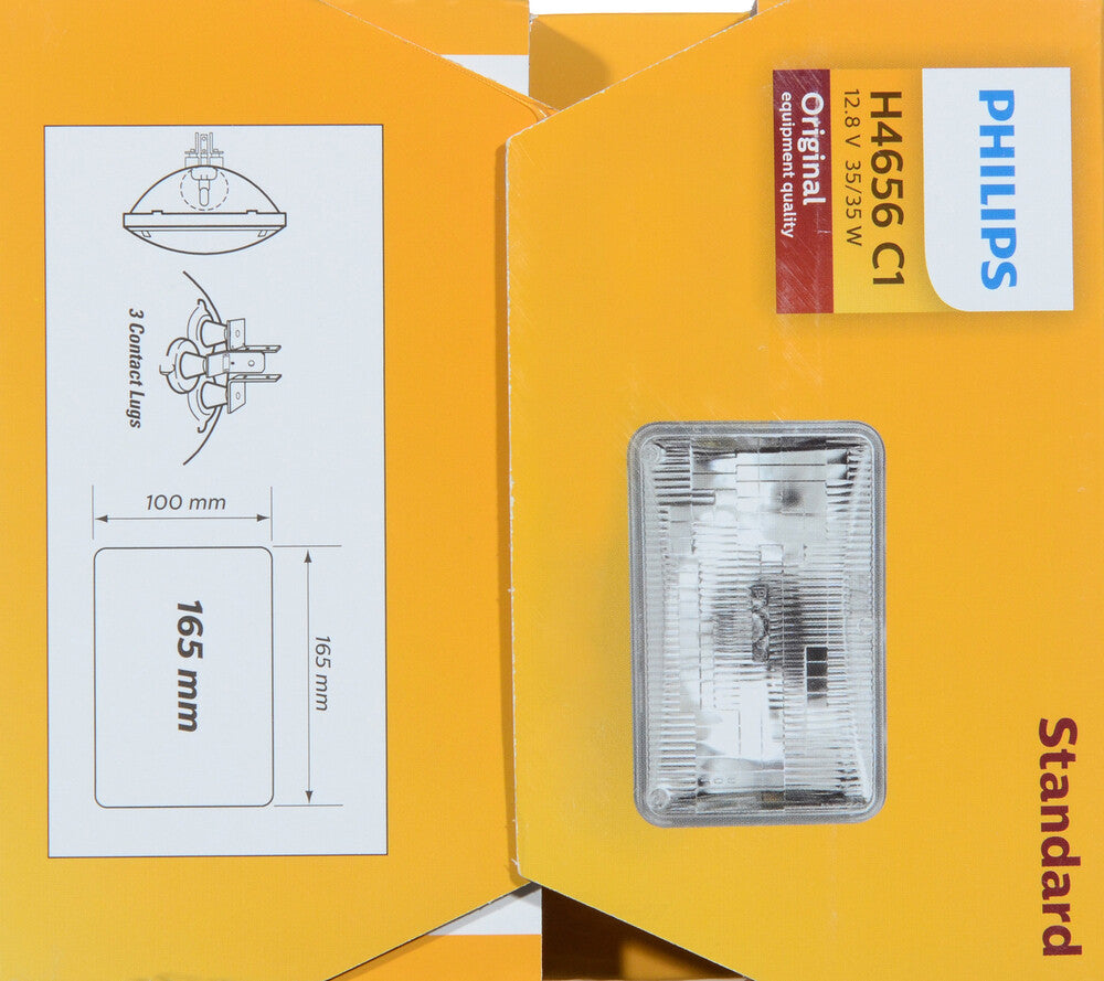 Low Beam Headlight  Philips  H4656C1