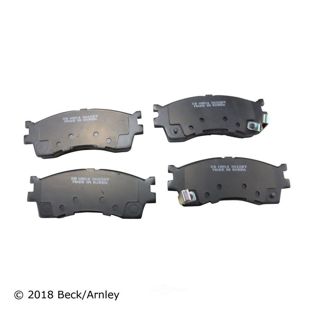 Frt OE Brake Pads  Beck/Arnley  089-1683