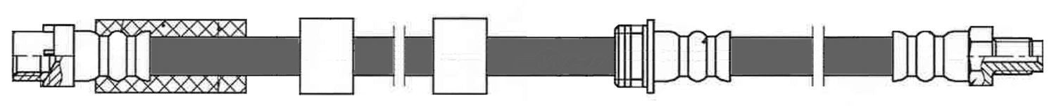 Frt Brake Hose  Centric Parts  150.34026