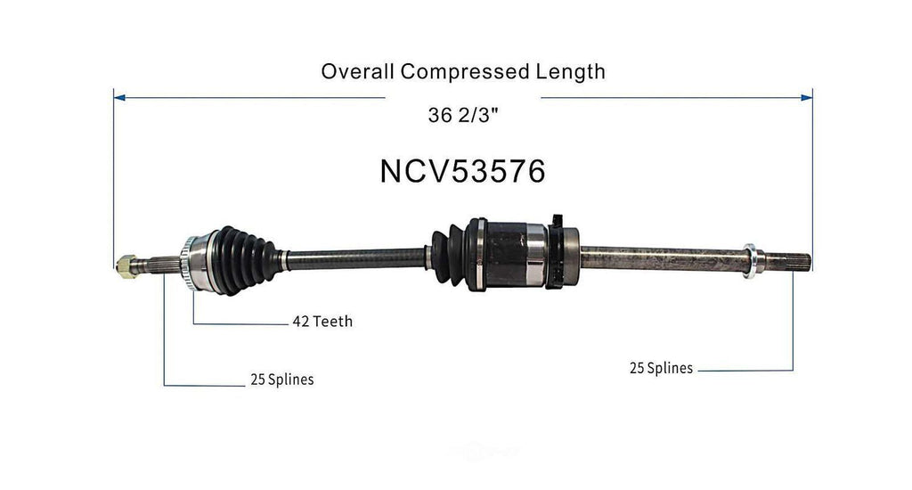 Right New CV Complete Assy   GSP North America   NCV53576
