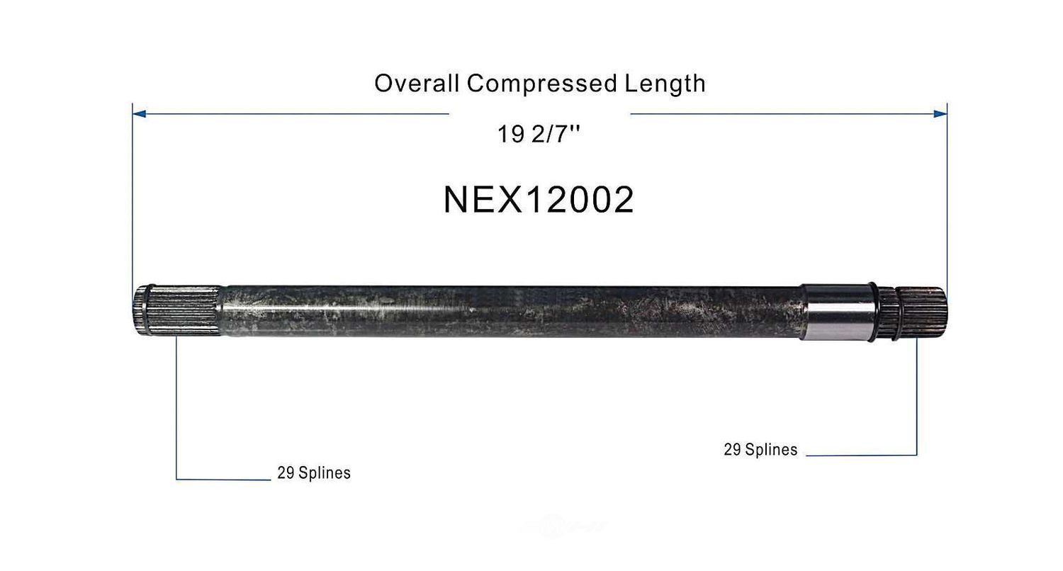 CV Intermediate Shaft   GSP North America   NEX12002